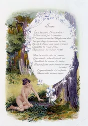 Kesäkuu ""Kuukauden laulu"", kirjoittanut Jérôme Doucet, kuvitus - Maurice Leloir, toim. Reims 1904. L. Michaud