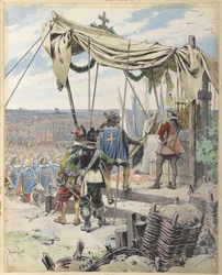 Richelieu ennen taistelua, n. 1900.