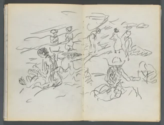 Luonnoslehti, The Dells, nro 127, sivu 100 ja 101: Figures on a Beach