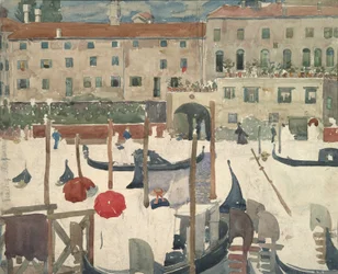The Quai, Venetsia (recto); Venetia Marina (käänteinen)