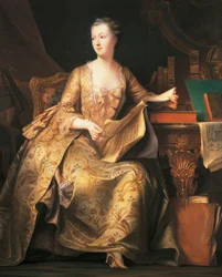 Marquise de Pompadourin muotokuva, n. 1755 (maalaus)