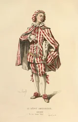 Puku Gros - Renen rooliin, noin 1868 (kaiverrus).