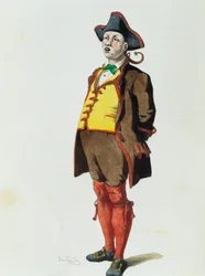 Maurice Sandin (1823-1889) Gianduja vuonna 1858.