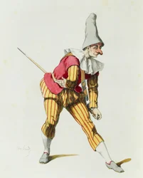 Giangurgolo vuonna 1625, kirjoittanut Maurice Sand (1823-1889)
