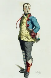 Stenterello vuonna 1858, kirjoittanut Maurice Sand (1823-1889)