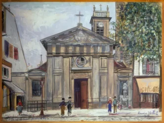 Saint-Denis de la Chapelle -kirkko ja Jeanne d