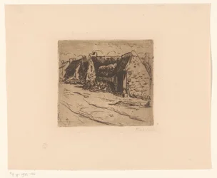 Taloja tien varrella