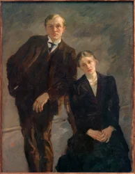 Kaksoismuotokuva Max Beckmann ja Minna Beckmann-Tube