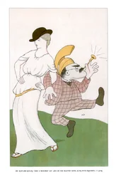Herra Rudyard Kipling viettää kukkivan päivän räjäytyspaikalla... 1904.