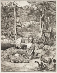 Simplicius erakon haudalla