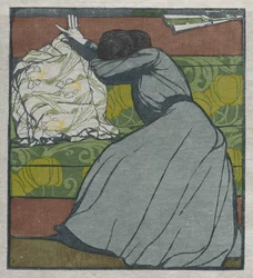 Tyyny (Martha Kurzweil istuu sohvalla)