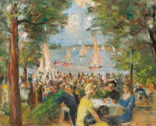Puutarharavintola Havelin rannalla, 1934