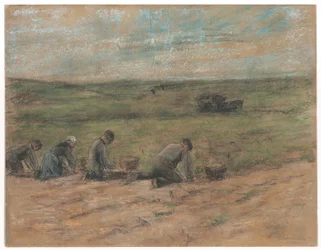 Perunankaivurit lähellä Zandvoortia, 1894
