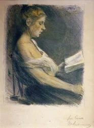 Lesendes Mädchen
