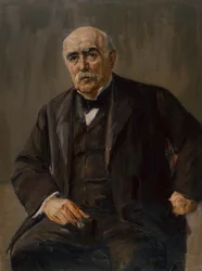 Pankkiiri Eugen Gutmannin muotokuva (öljy kankaalle)