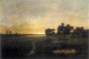 Potomac Flats (öljy kankaalle)