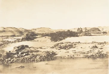 Sisäänkäynti ensimmäiseen kaihiin lähellä Assuania, 1849-50.