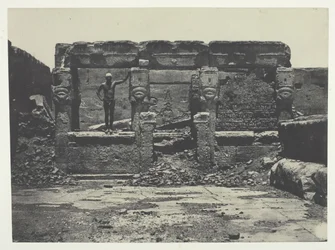 Dendera Teutyresin suuri temppeli, Ylä-Egypti, 184951, painettu 1852.