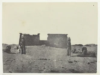 Hémi-Spéos De Séboua, Drômos, Nubia, 184951, painettu 1852.