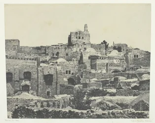 Jerusalem, Länsikortteli, Palestiina, 184951, painettu 1852.