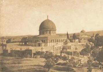 Omarin moskeija, Jerusalem, elokuu 1850.