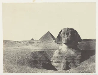 Sfinksi edestä nähtynä, Keski-Egypti