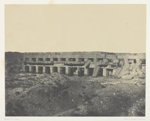Karnakin palatsi, palatsin yksityishuoneisto, Tothmes III:n rantakatu; Thebes