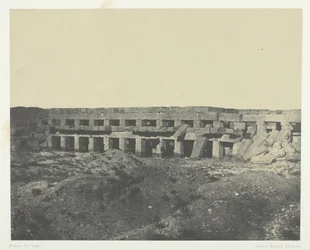 Karnakin palatsi, palatsin yksityiset huoneistot, Tothmes III:n rantakatu, Thebes, 184951.