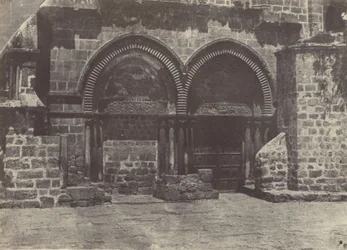 Palestiina. Jerusalem. Pyhän haudan kirkon alemmat arkadit