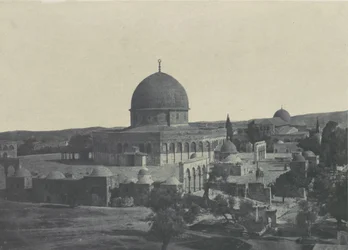 Palestiina. Jerusalem. Omarin moskeija, 1850.
