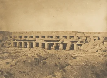 Promenade of Thutmose III - Karnac Thebesin palatsin viimeiset galleriat, 1849-50.