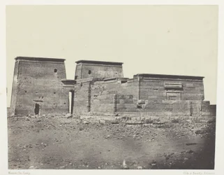 Temple De Dakkeh (Ancient Pselcis); Nubia, levy 94 albumista "Egypte, Nubie, Palestine et Syrie" (1852).