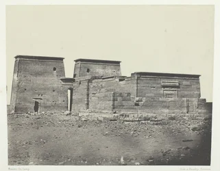 Antic temple de Pselcis Dakkeh, Núbia, 184951, imprès el 1852.