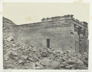 Dandurin muinainen Tantour-temppeli, omistettu Osiris-Isis-Horus-kolmikolle, Nubia, 184951.
