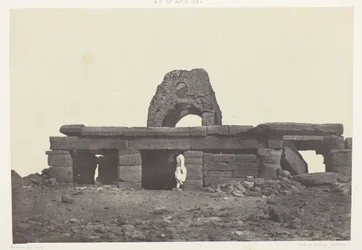 Amadan temppeli; Nubia, levy 99 albumista "Egypte, Nubie, Palestine et Syrie" (1852).