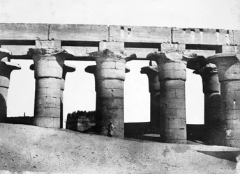 Temppelin rauniot, Egypti, 1852.