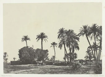 Hamamehin kylä, Ylä-Egypti, 184951, painettu 1852.