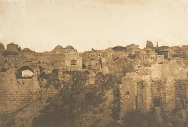 Näkymä Probatic Poolille ja naapurustolle Jerusalemissa, elokuu 1850.