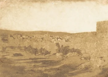 Näkymä Jerusalemista luoteeseen elokuussa 1850.