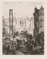 Purkutyö Boulevard St. Germainin avaamista varten, 1862.