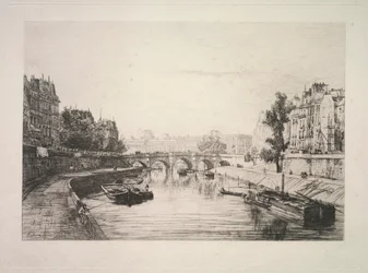 Näkymä St. Michelin sillalta, 1865.