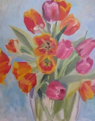 Värikkäät kevättulppaanit