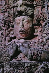 Stele in Grand Plaza (kivi) (231827:n yksityiskohta)