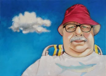 The Sunbather, 2022 (öljy kankaalle)