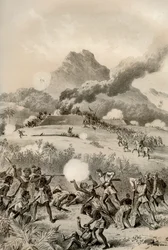 Taking a Maori Redoubt, Maori Wars, 1845-1873 1879