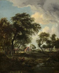 Maatila auringonvalossa