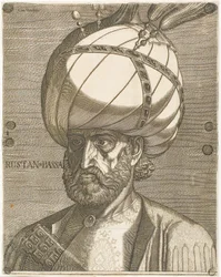 Persian shaahi Tahmasp I:n suurlähettilään Ismailin muotokuva.