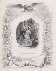 Se ei ole enää Lisette, elokuvasta The Songs of Béranger, 1829. Tekijät: Melchior Péronard, Auguste Blanchard I.