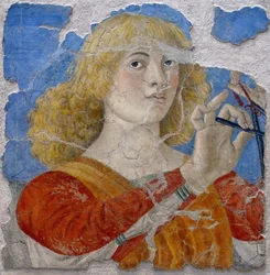Melozzo da Forlin muusikkoenkeli, n. 1480 (fresko)