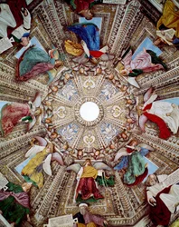 Melozzo da Forlin (Melozzo degli Ambrosi) (1438-1494) Profeettojen ja enkelien esitykset Freskon Pyhän Markuksen (Marco) kupoli, Santa Casan pyhäkkö, Loreto